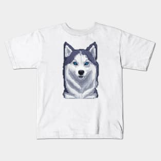 Head animal pixel art Kids T-Shirt